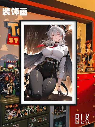 【預購】鳴潮《宮殿讚妮》動漫裝飾畫&冰箱貼 X 巴洛克工作室3
