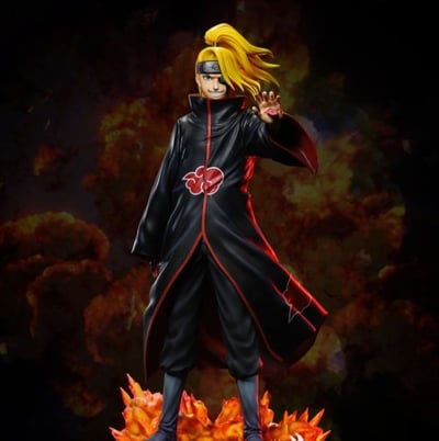 【現貨秒發】火影忍者 曉組織門神站姿共鳴系列 藝術二人組 迪達拉X 巨浪工作室1