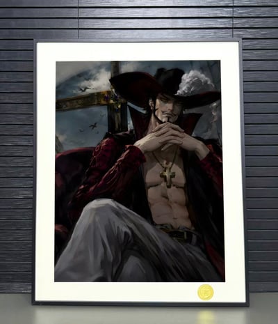 【預購】海賊王《鷹眼米霍克》動漫裝飾畫 X H2工作室3