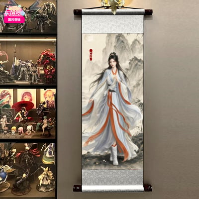 【預購】墨指青山 韓立南宮婉卷軸畫 X 阿喵畫社2