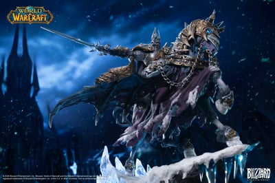 【預購】魔獸世界 14英寸收藏級雕像 巫妖王&無敵戰馬 X Blizzard暴雪9