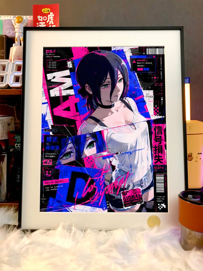 【預購】鏈鋸人《塗鴉蕾塞》動漫裝飾畫 X 星空工作室3