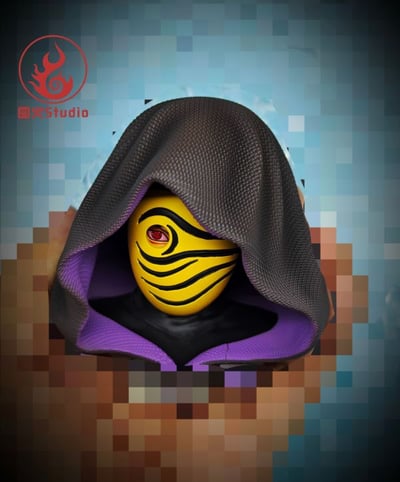 【補款】火影忍者 經典名場面 虎皮面具男 宇智波帶土 X 圓火工作室3