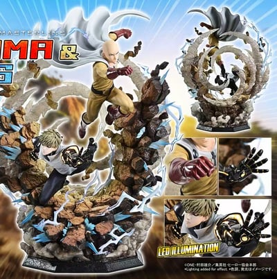 【預購】一拳超人 埼玉&傑諾斯 X Prime 1 Statue1