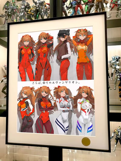 【預購】Eva新世紀福音戰士《換裝香香》動漫裝飾畫 X 星空工作室2