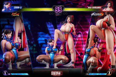 【預購】格鬥天王kof 不知火舞&春麗 麗麗vs火火 X BBW Big Beautiful Woman8
