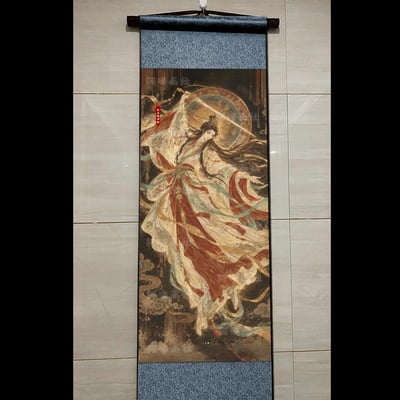 【預購】天官賜福 太子悅神圖卷軸畫 X 阿喵畫社4