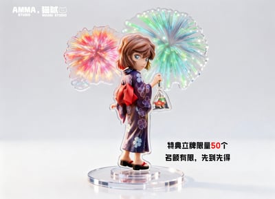【售罄展示追加請私訊客服@toystationtw】名偵探柯南 夏日祭小哀 X AMMA+MAONI貓膩5