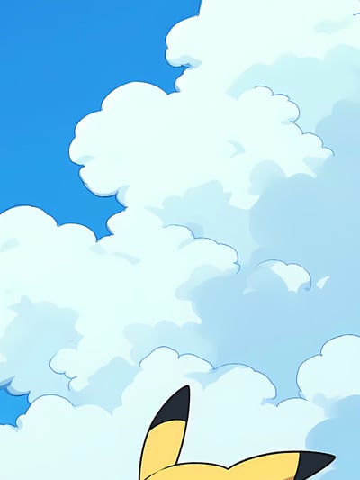 【預購】寶可夢《草坪皮卡丘》裝飾畫 X 星空工作室6