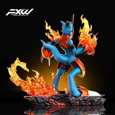 【代購】數碼寶貝 第二彈 烈焰獸 X FXW5