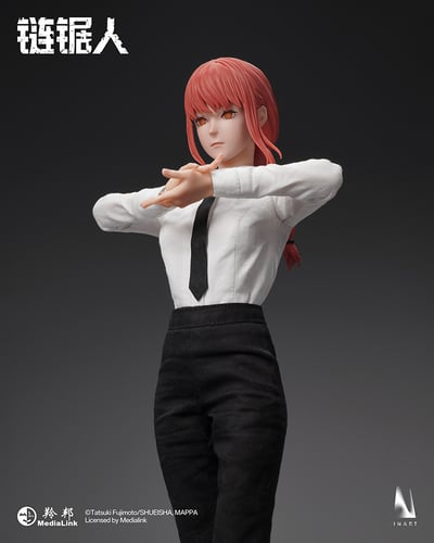 【售罄展示追加請私訊客服@toystationtw】《鏈鋸人》第一季 1/6收藏級可動人偶 真紀真 X INART9
