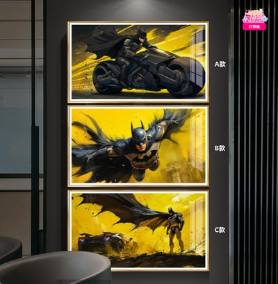 【預購】DC 昔日英雄-蝙蝠俠 12k主題超清裝飾畫 X 阿喵畫社3