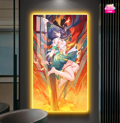 【預購】崩壞：星穹鐵道 焚天燼火 雲璃燈帶畫 X 阿喵畫社5