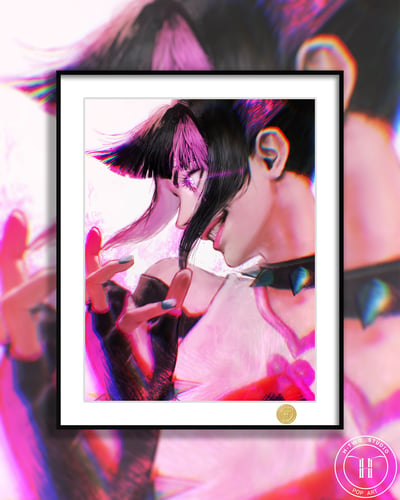 【預購】街頭霸王《韓蛛俐》動漫電競房裝飾畫 X H2工作室2