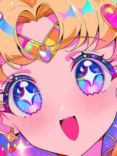 【預購】美少女戰士《星光美少女》動漫裝飾畫 X 星空工作室5