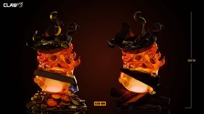 【預購】宮崎駿 限量雕像 雙版本《貪婪的小惡魔》卡西法 X Claw爪爪6