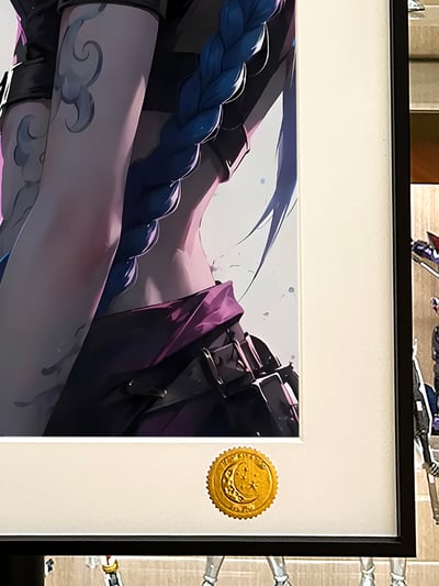 【預購】英雄聯盟《Jinx》動漫遊戲裝飾畫畫 X 星空工作室4