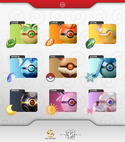 【預購】寶可夢 伊布1/1精靈球系列第九彈 伊布精靈球 X 羽+HZ5