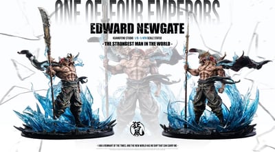 【預購】海賊王 雙比例 寫意白鬍子 X 狂風工作室5