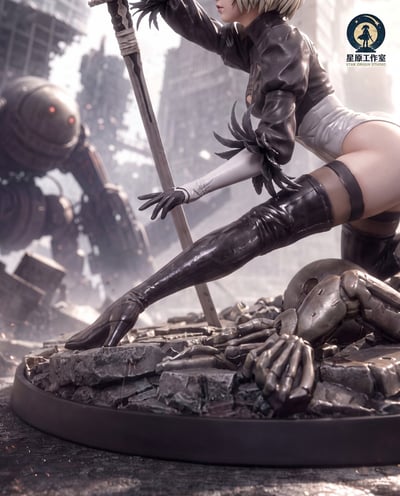 【預購】尼爾自動人形 雙比例《2B：末世戰姬》X 星原工作室8