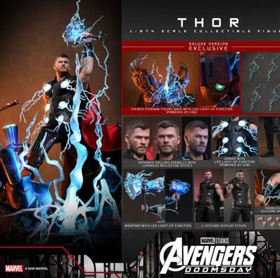 【預購】《復仇者聯盟 5：毀滅之日》雙版本 雷神 X HOTTOYS1