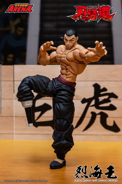 【預購】刃牙系列 烈海王 可動人偶 BHSA05 X Storm Collectibles10