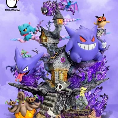 【現貨秒發】寶可夢 鬼系幽靈屋 耿鬼 X EGG阿蛋小作坊1