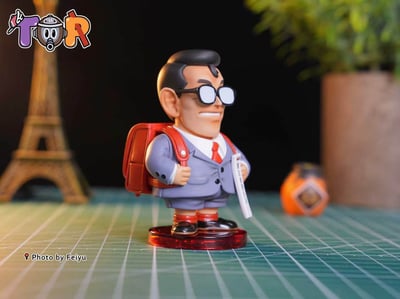 【售罄展示追加請私訊客服@toystationtw】怪博士與機器娃娃 阿拉蕾系列022 西裝超人 X TOR-Studio2