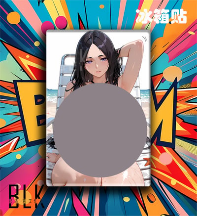 【預購】死神《沙灘卯之花烈》動漫裝飾畫&冰箱貼 X 巴洛克工作室3