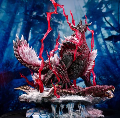 【預購】魔物獵人 雷狼龍系列 雷狼龍&獄狼龍&金雷公雷狼龍 X Roaring Wild1