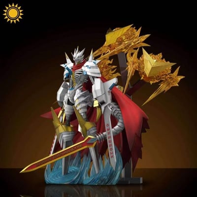 【預購】數碼寶貝 傑斯獸 X 太陽模玩3