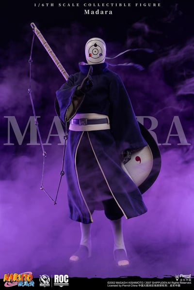 【預購】《火影忍者 疾風傳》1/6可動人偶 ROC-021 Madara宇智波斑【白面具】X Rocket Toys 正版授權3