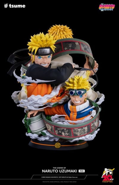 【現貨秒發】火影忍者 疾風傳 火影20周年 漩渦鳴人胸像 X Tsume THE LEGEND OF NARUTO UZUMAKI - MUB2