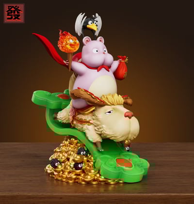 【預購】宮崎駿 招財坊寶寶&茵茵狗聯動 X 發工作室3