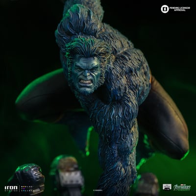 【售罄展示追加請私訊客服@toystationtw】Marvel漫威 野獸 MARCAS144326-10 X Iron-Studio6