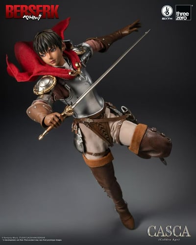 【售罄展示追加請私訊客服@toystationtw】劍風傳奇 可動人偶 3Z09370W0 黃金時代 卡思嘉 X Threezero10