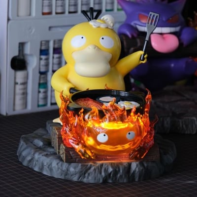 【售罄展示追加請私訊客服@toystationtw】宮崎駿+寶可夢 大廚可達鴨cos卡西法 X MMLAND喵喵島1