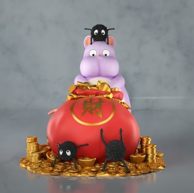 【預購】宮崎駿 招財坊寶寶 X Cookie-Studio1