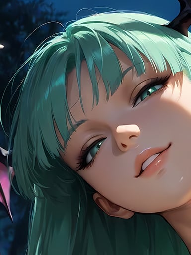 【預購】惡魔戰士《微笑莫莉卡》動漫裝飾畫&冰箱貼 X 巴洛克工作室4