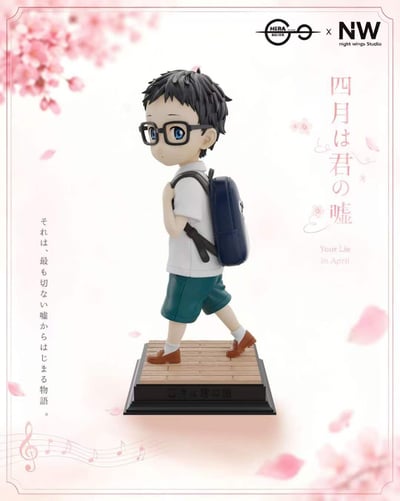 【售罄展示追加請私訊客服@toystationtw】四月是你的謊言 宮園薰·童年Ver.&有馬公生·童年Ver. X Night Wing夜翼社+HERA赫拉5