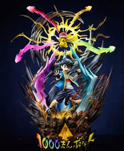 【預購】寶可夢 第一彈 小智皮卡丘z招式-千萬伏特 X 白噪音工作室1