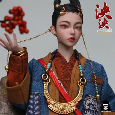 【售罄展示追加請私訊客服@toystationtw】時空少女系列 可動人偶 1/6長公主泱泱 TSG001 X 反骨模玩2