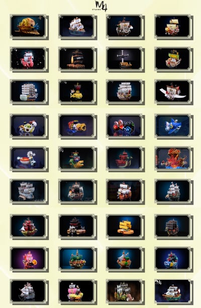 【預購】海賊王 全員船系列第三十七彈 海軍軍艦②號船 X M4工作室6