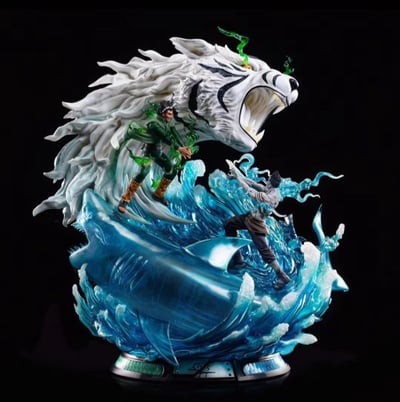 【現貨秒發】火影忍者 真男人之戰 凱vs鬼鮫 X 巨浪模玩1