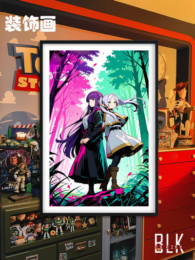 【預購】葬送的芙莉蓮《森林魔法師》動漫裝飾畫&冰箱貼 X 巴洛克工作室4