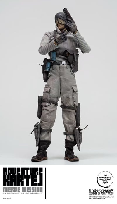 【售罄展示追加請私訊客服@toystationtw】Adventure Kartel 1/6系列 Cold Bugger Adventure Merde 標準單人版 X Underverse9