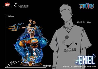 【預購】海賊王 雷神收藏級雕像《ENEL》X 光年工作室 正版授權13
