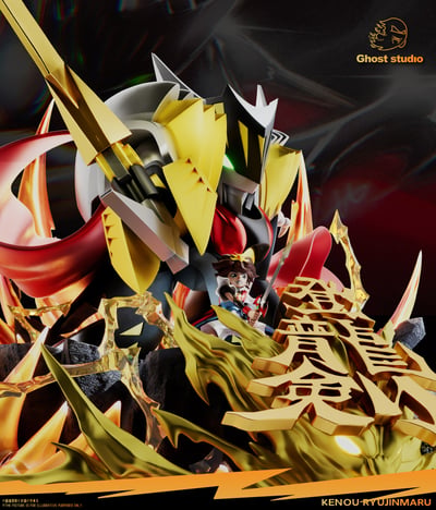 【售罄展示追加請私訊客服@toystationtw】超魔神英雄傳 劍王龍神號 X Ghost-Studio4