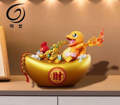 【現貨秒發】寶可夢 招財小火龍 X 可藝模玩（招財系列4）5