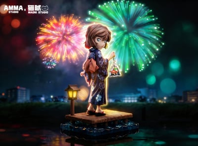 【售罄展示追加請私訊客服@toystationtw】名偵探柯南 夏日祭小哀 X AMMA+MAONI貓膩2